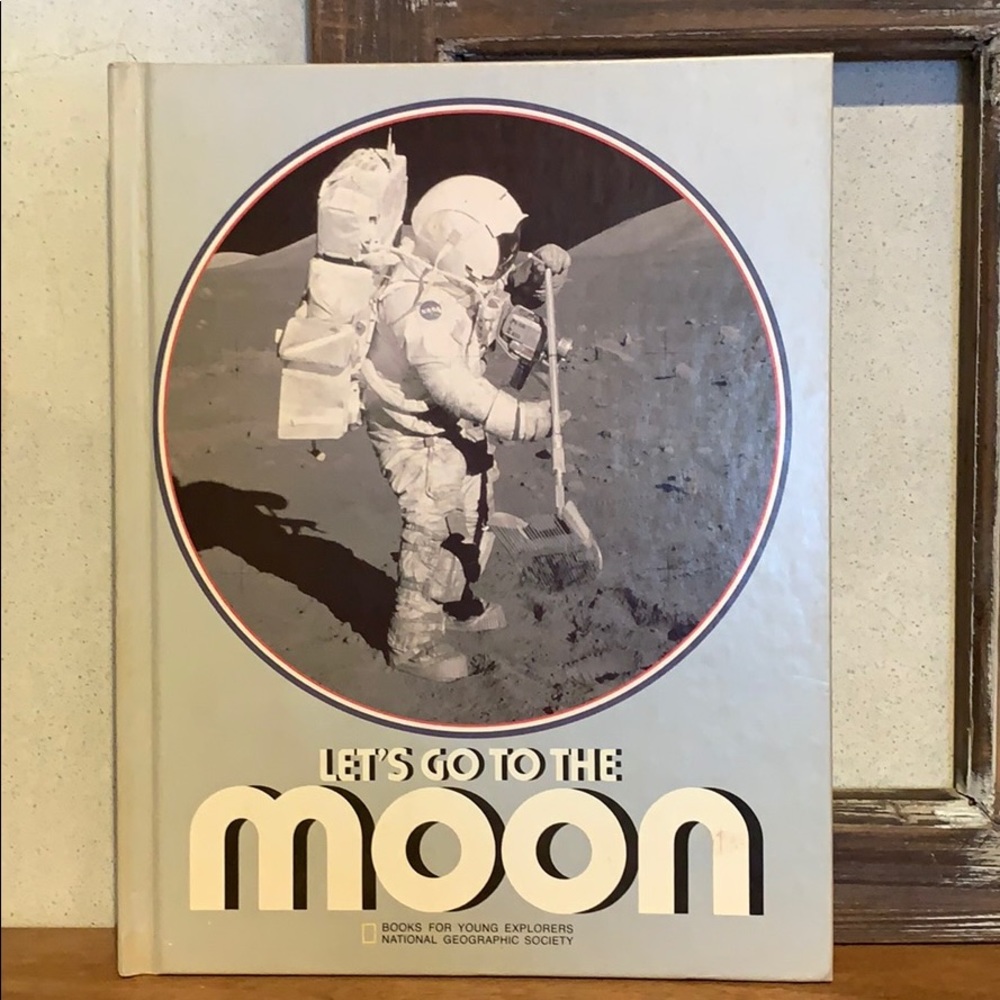 Vintage Let’s Go To The Moon Children’s Book